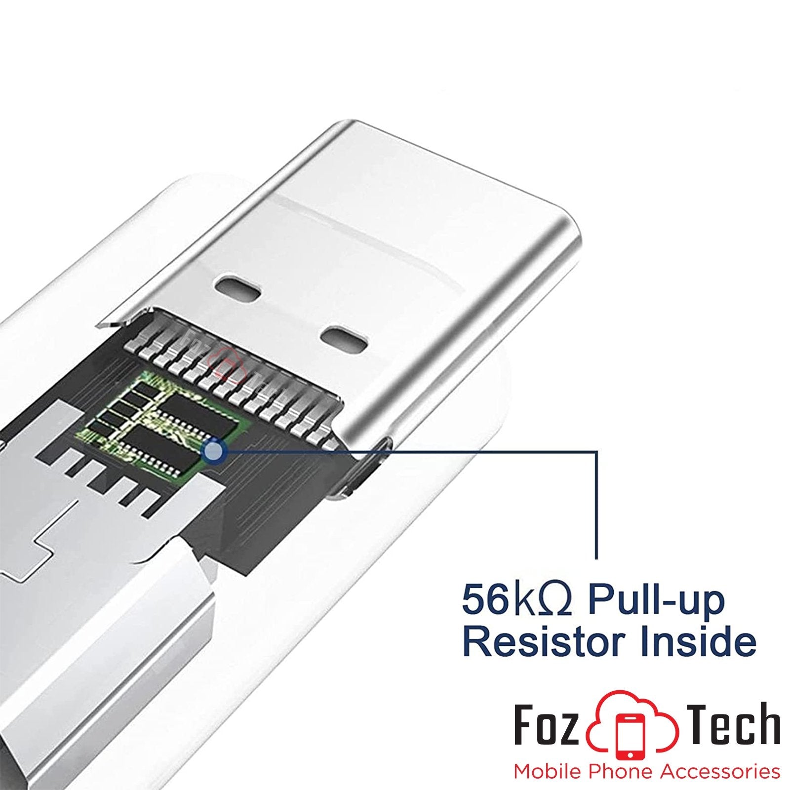 FozTech - Micro USB (Female) to USB-C (Male) Adapter Converter - USB Adapters - FozTech Official Store