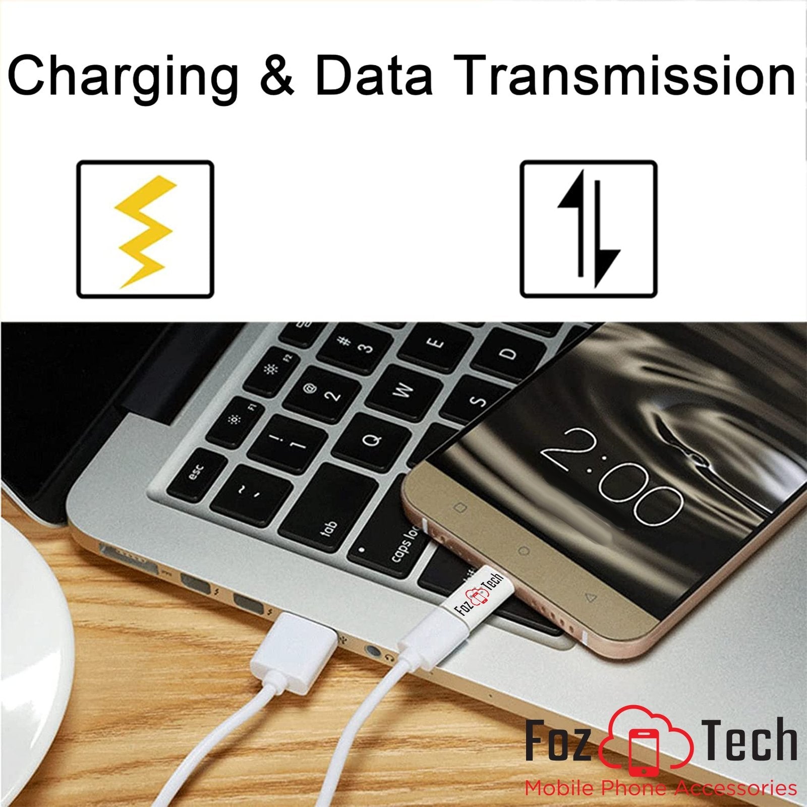 FozTech - Micro USB (Female) to USB-C (Male) Adapter Converter - USB Adapters - FozTech Official Store