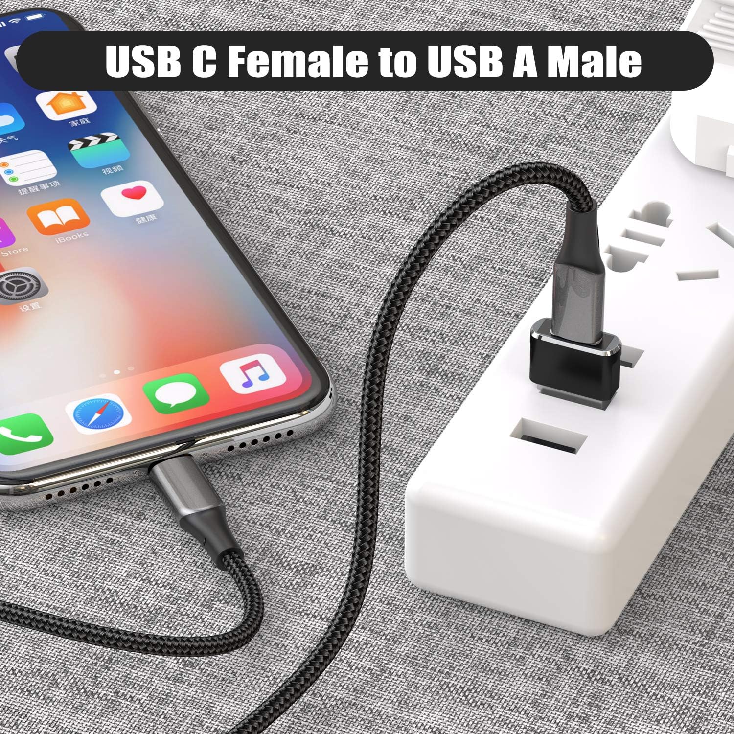 FozTech - USB-A (Male) to USB-C (Female) Adapter Converter - USB Adapter - FozTech