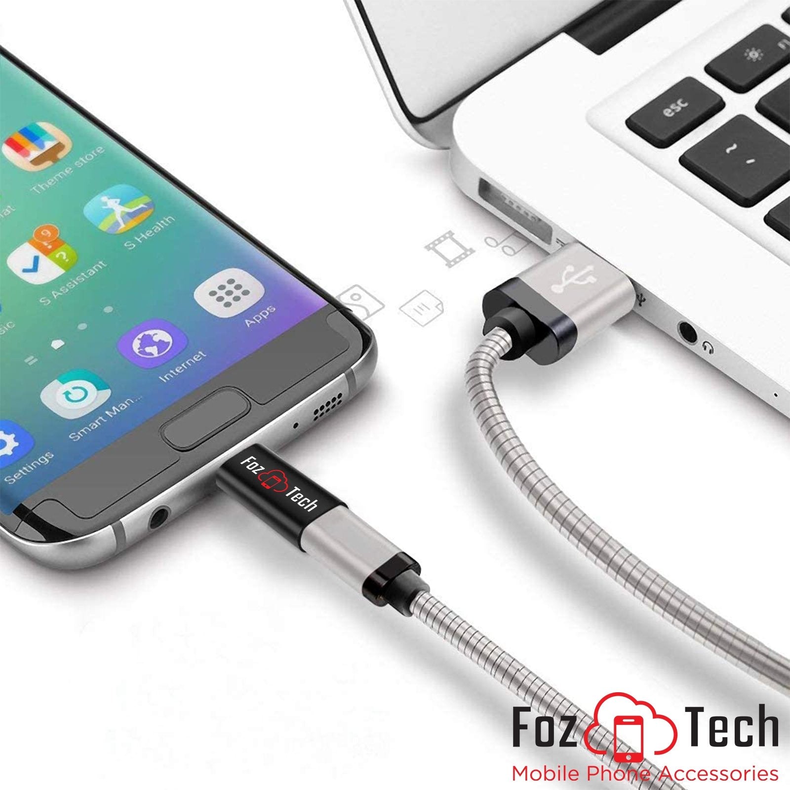 USB-C (Female) to Micro USB (Male) Adapter Converter